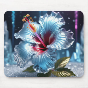 Winter Ice Blume Mousepad