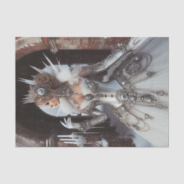 Winter Ice Queen Steampunk Viktorianisch Industria Seidenpapier
