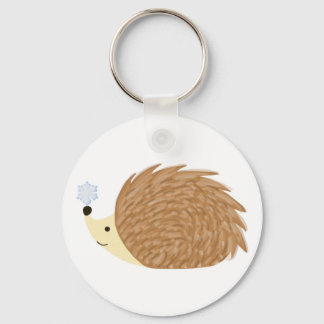 Winter Igel Schlüsselanhänger