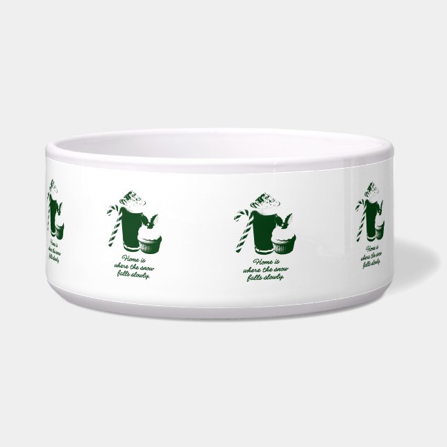 Winter illustration pet napf (Links)