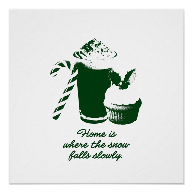 Winter illustration poster (Devant)