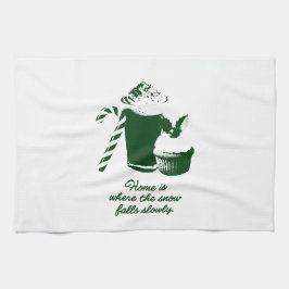 Winter illustration Towel Geschirrtuch