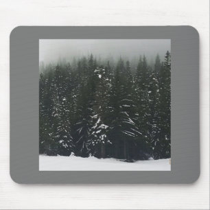 Winter im Bergwald, Oregon Mousepad