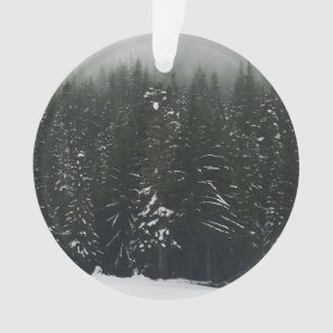 Winter im Bergwald Ornament
