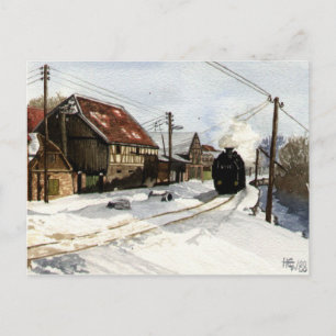 Winter im Harz Postkarte