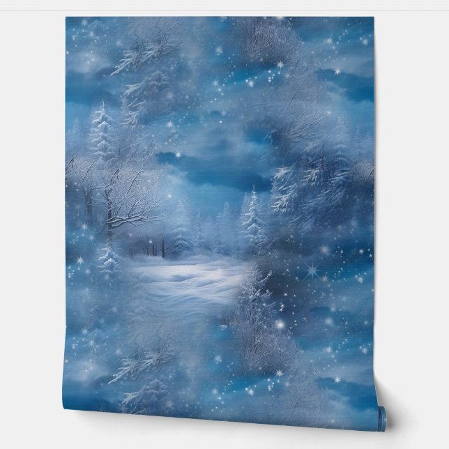 WINTER im magischen Wunderland Tapete (Abrollen)