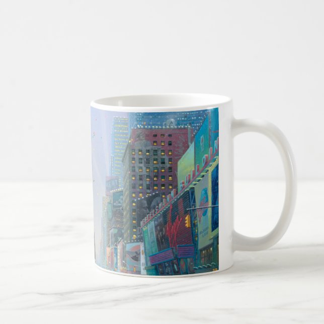 Winter im Times Square Kaffeetasse (Rechts)
