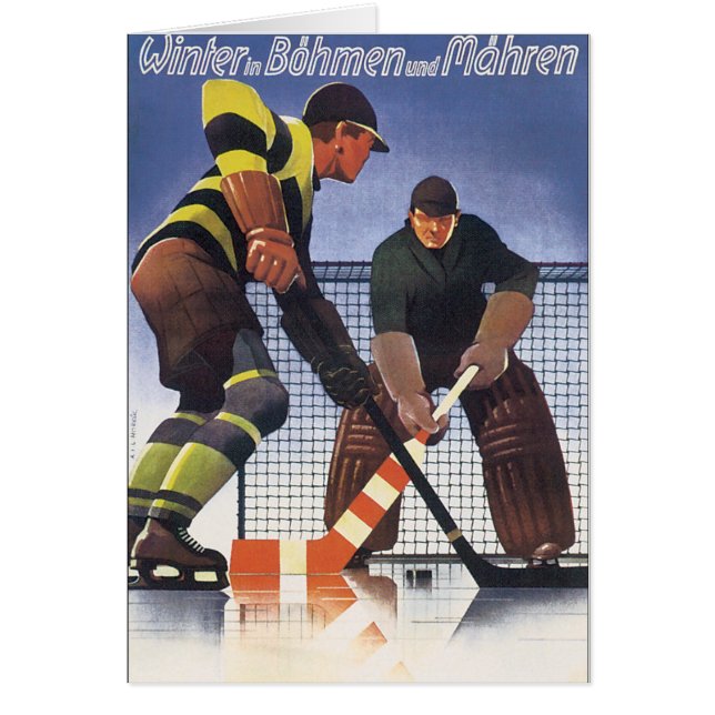 Winter in Bohmen und Mahren im Vintagen (Vorne)