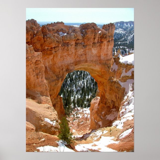 Winter in Bryce Canyon Nationalpark Poster (Vorne)