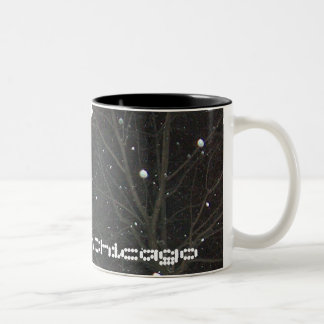 Winter in Chicago Zweifarbige Tasse