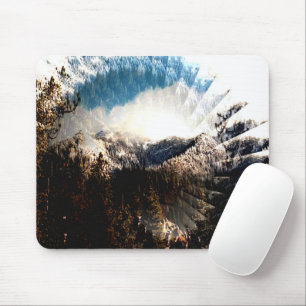 Winter in den Bergen...... Mousepad