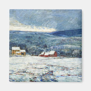 Winter in den Hügeln von Connecticut (von Childe H Magnet