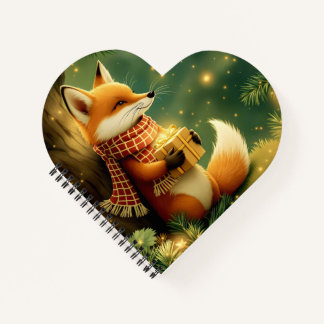 Winter in den Kiefern Notizbuch