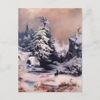 Winter in den Rockies - 1867 Postkarte