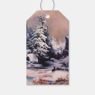 Winter in den Rocky Mountains (von Thomas Moran) Geschenkanhänger