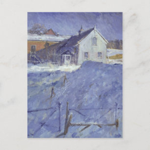 Winter in der Silver Lodge Postkarte