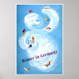Winter in Deutschland Plakat
