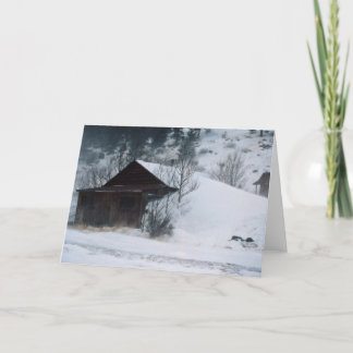 Winter in Eldora Colorado Karte