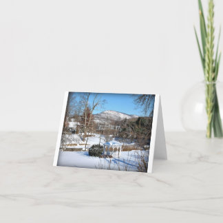 "Winter in Hillburn" Feiertagskarte