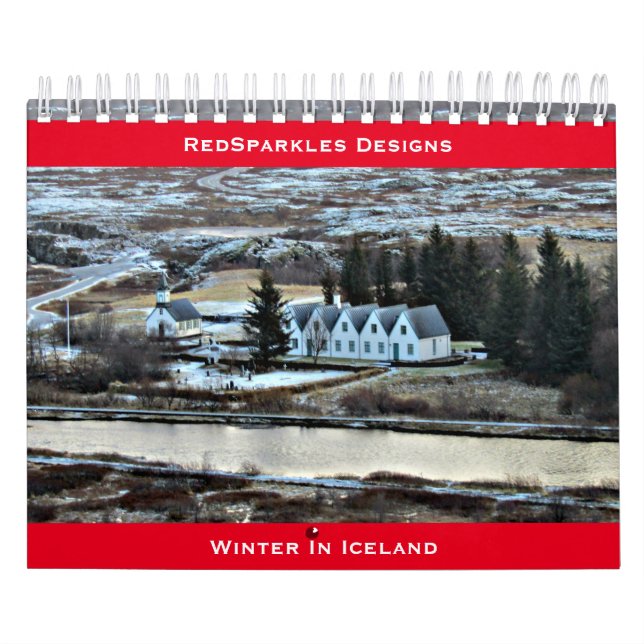 Winter in Island Kalender (Titelbild)