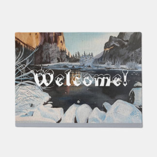 Winter in Josemite, von Gary Poling Fußmatte