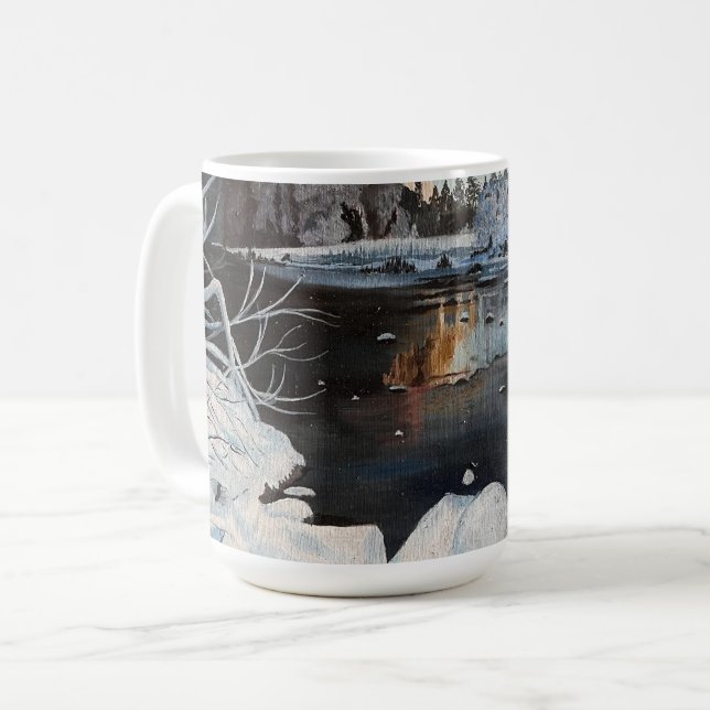 Winter in Josemite, von Gary Poling Kaffeetasse (Vorderseite Links)
