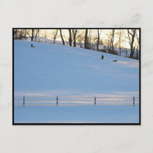 ~ Winter in Lancaster Landkreis ~ 5 Postkarte