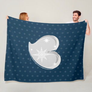 Winter in Liebe-Starry-Night-Signature Fleecedecke