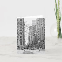 Winter in New York Notecard