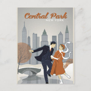 Winter in New York Postkarte