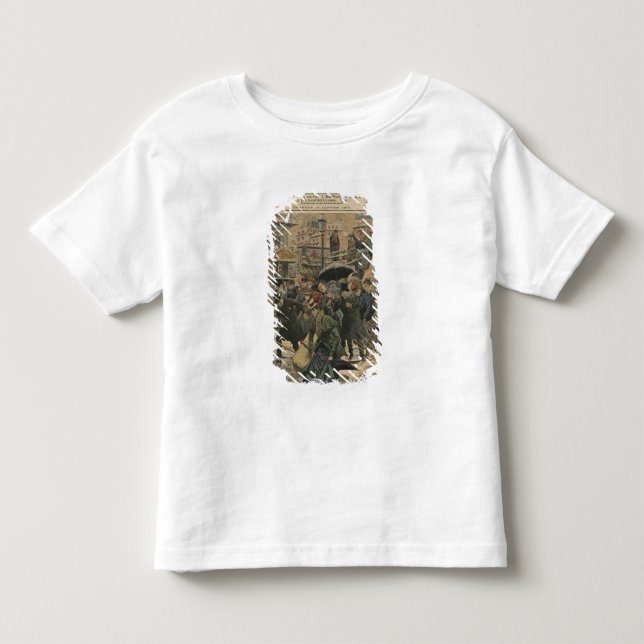 Winter in Paris, das in den Schlamm geht Kleinkind T-shirt (Vorderseite)