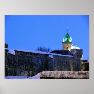 Winter in Quebec, Kanada Poster