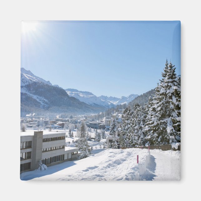 Winter in St. Moritz Magnet (Vorne)