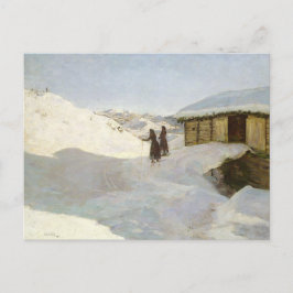Winter in Vagsil im Telemark | Jacob Gloersen Feiertagspostkarte