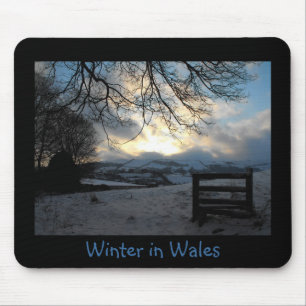 Winter in Wales Foto-Mousepad Mousepad