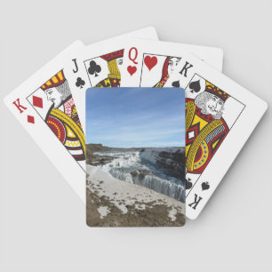Winter Island Island Schnee Landschaft Spielkarten