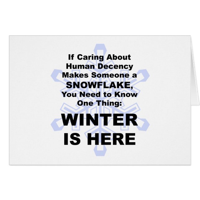 Winter ist hier (Vorderseite (Horizontal))