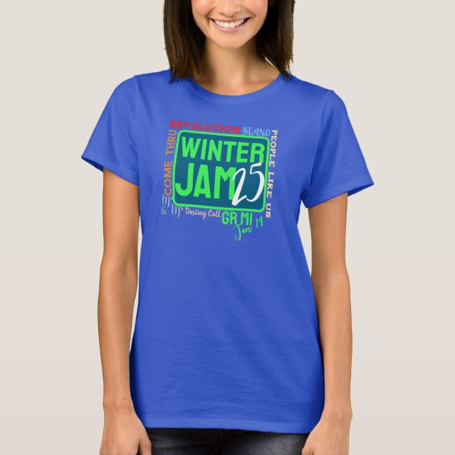 Winter Jam 2025 Jam Nation Skillet Anne Wilson T-Shirt (Vorderseite)
