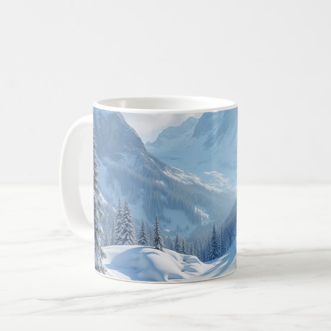 Winter Kaffeetasse (Vorderseite Links)