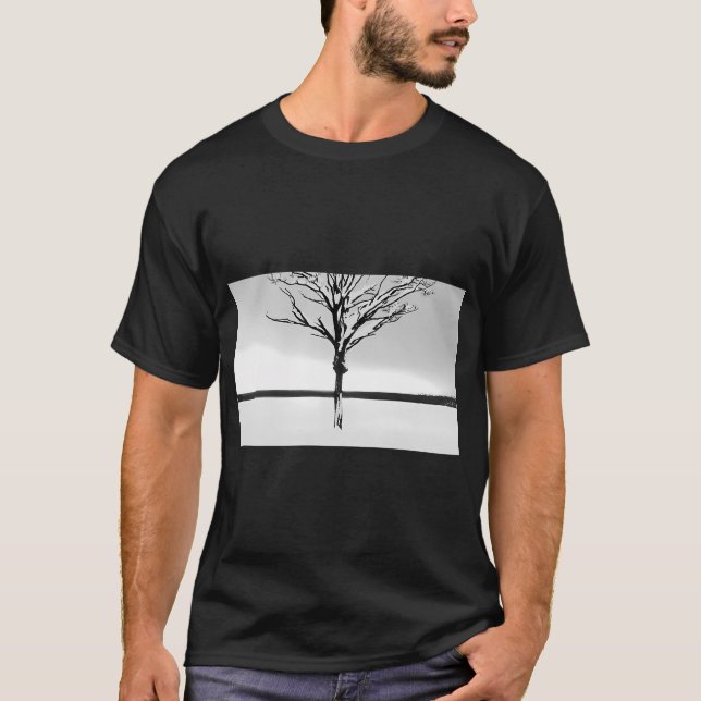 Winter-Kaffeetasse T-Shirt (Vorderseite)