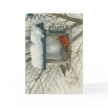 Winter Kardinal Watercolor_2