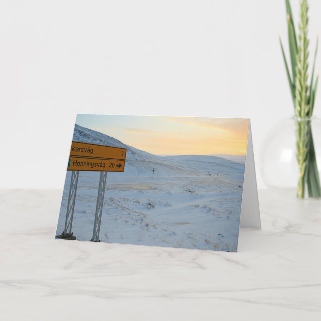 Winter Karte (Vorderseite)