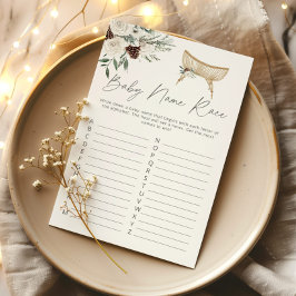 Winter Kinderzimmer Baby name Race Baby Dusche Spi