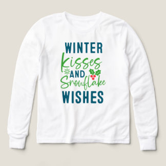 Winter Kisses And Snowflake Wishes-51963 T-Shirt