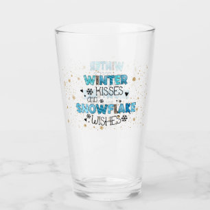 Winter Kisses individualisieren Glas
