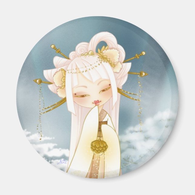 Winter Kokeshi Magnet (Vorne)