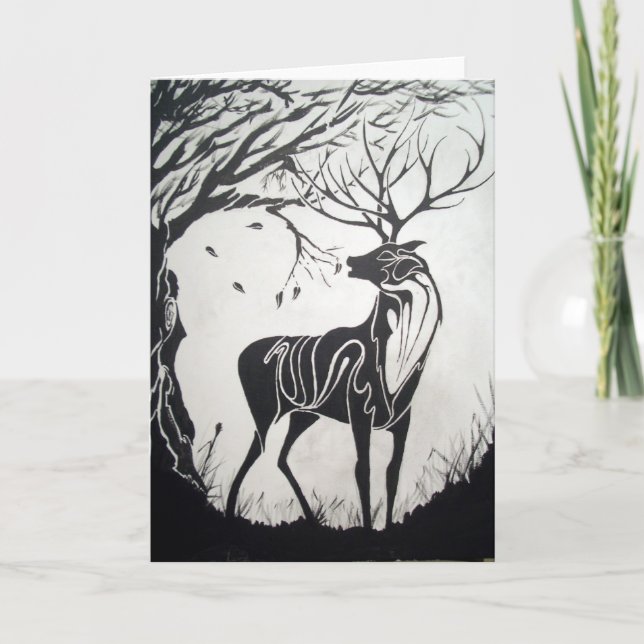 Winter kommt karte (Vorderseite)