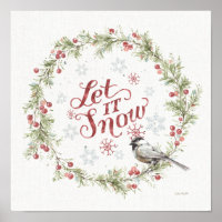 Winter Kranz - Schnee lassen
