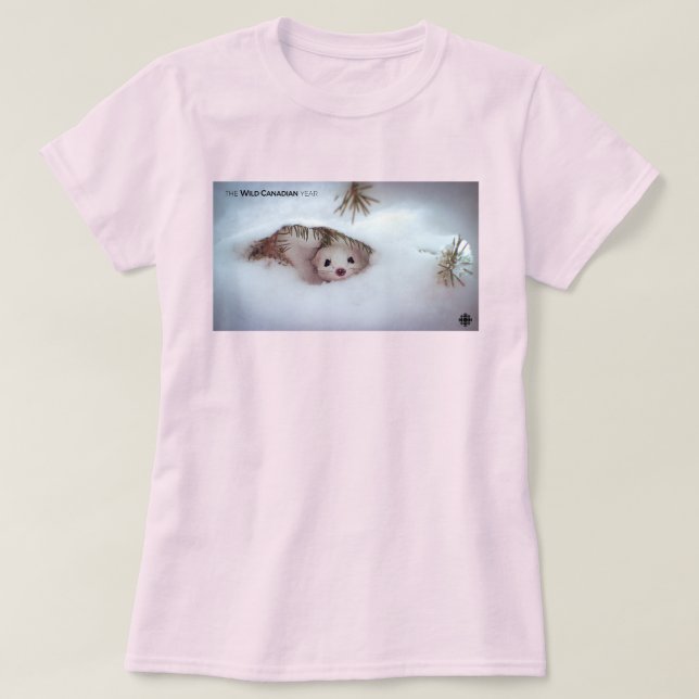 Winter - Kurz-geschliffene Frau T-Shirt (Design vorne)