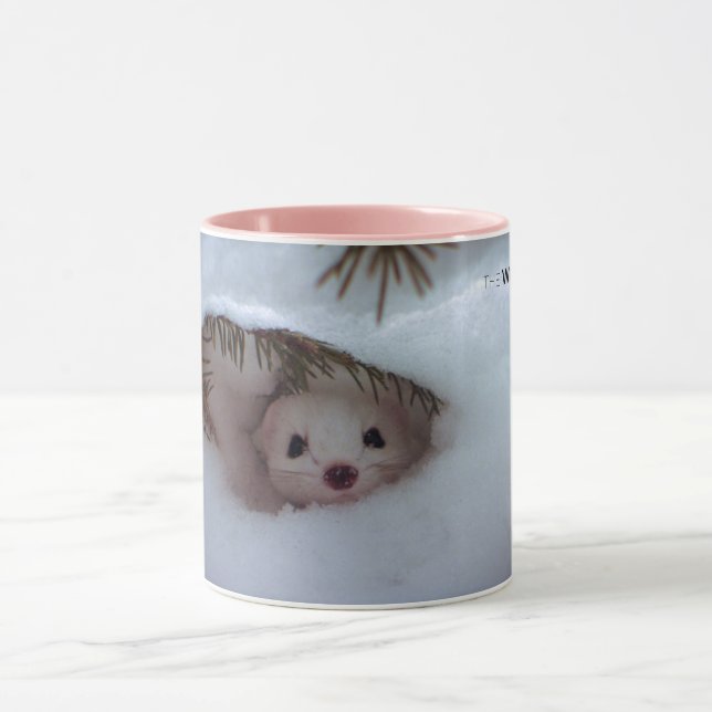 Winter - Kurz-geschliffenes Weasel Tasse (Zentrum)